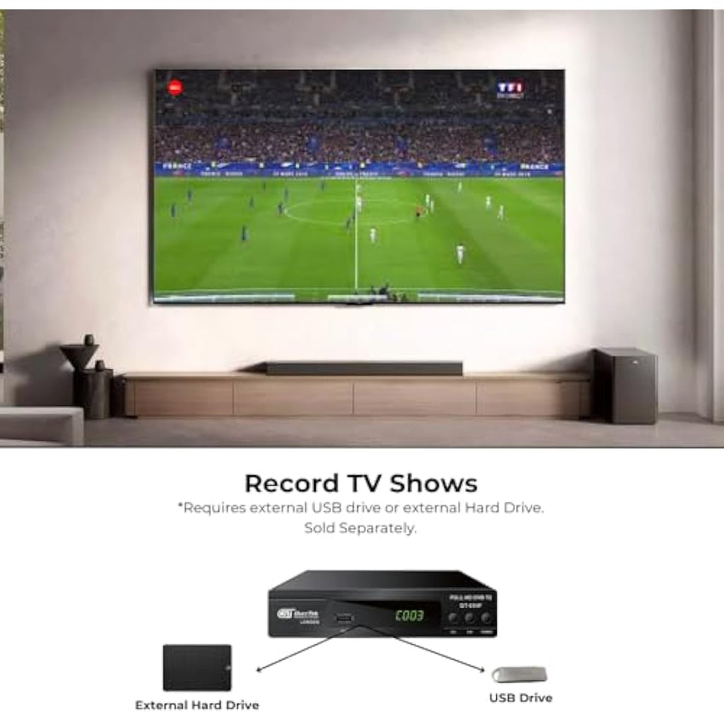 Gumtek GT-004F Dual Tuner Freeview HD Recorder – Digital TV Set Top Box