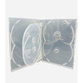 Jolof Store 6-Disc DVD Case | 14mm Clear Media Storage Pack of 5