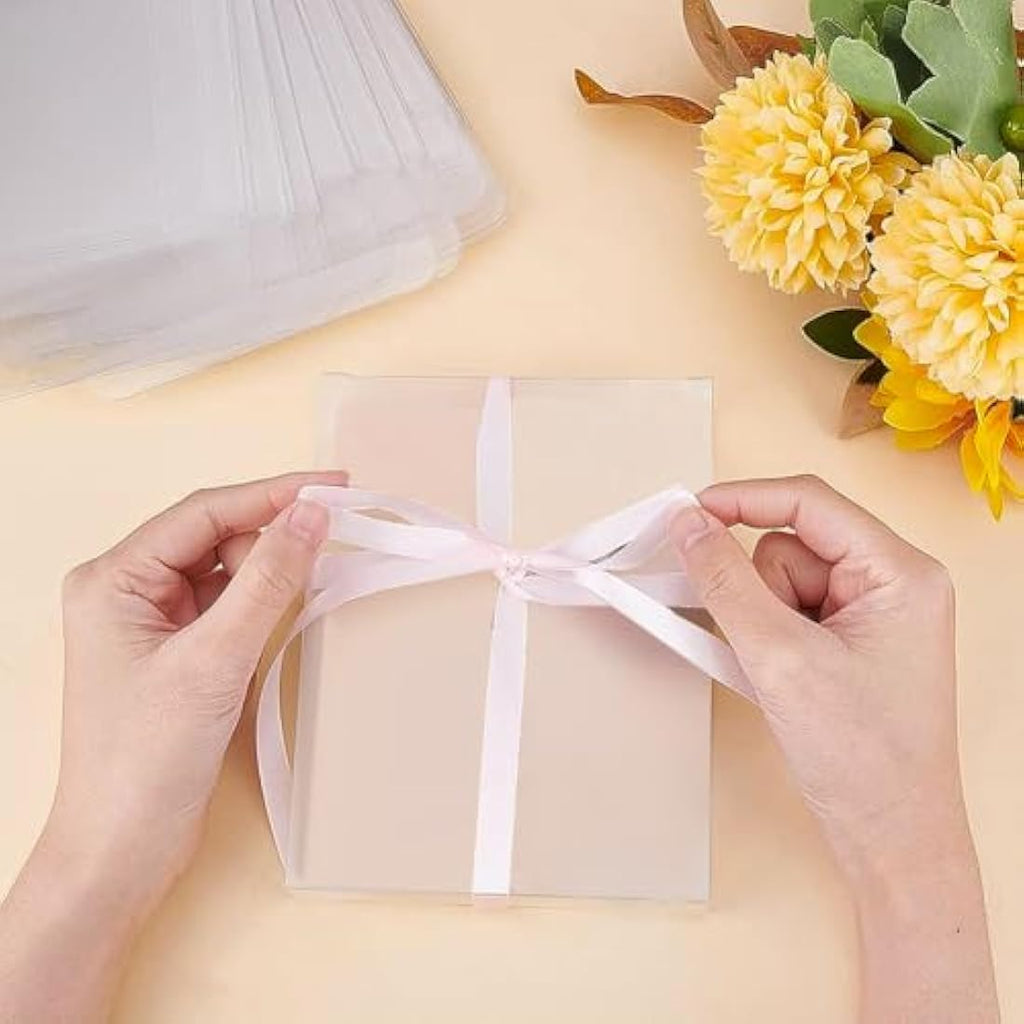 BENECREAT 30PCS Clear PVC Wedding Favor Boxes – 10x10x3cm Gift Boxes