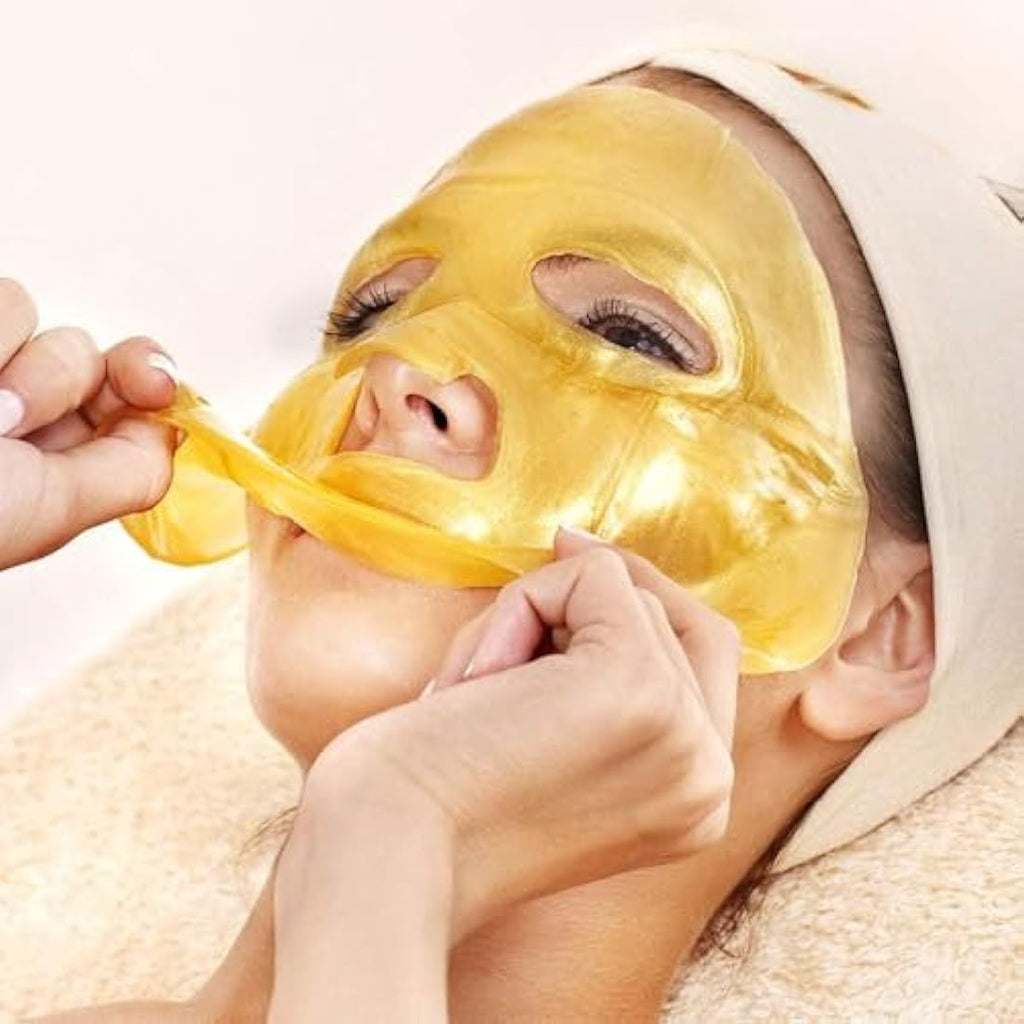 Infinitive Beauty 24K Gold Collagen Face Mask – Anti-Aging 50 Pack