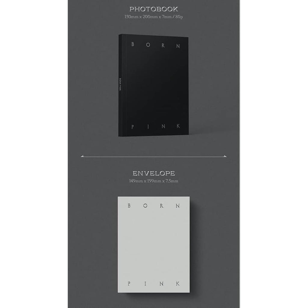 BLACKPINK - BORN PINK 2nd Album Gray Version Package Box Set
