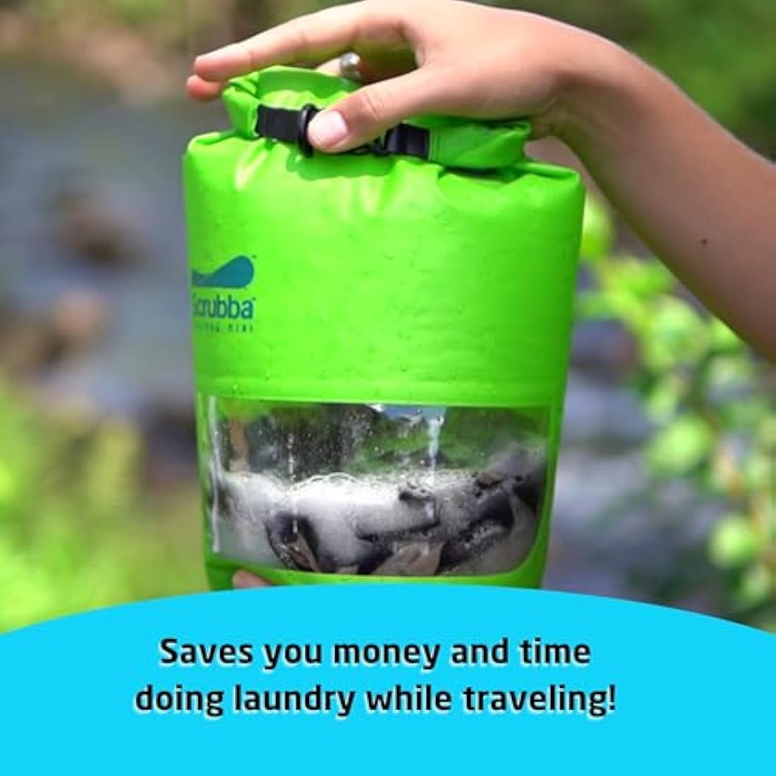 Scrubba MINI Wash Bag – Ultra-Compact Portable Washing Machine for Travel