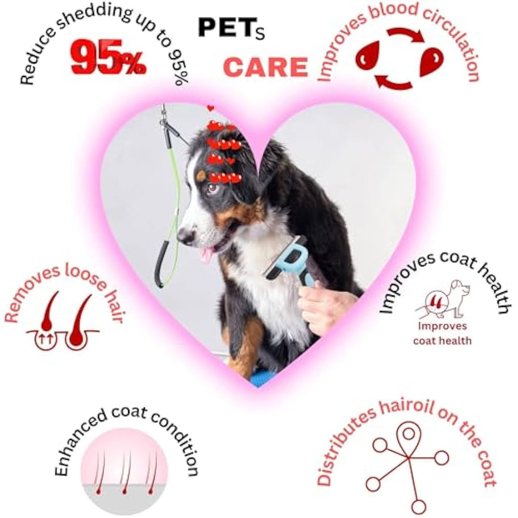 Laadi Pet Deshedding Tool – Professional Grooming Brush for Dogs & Cats