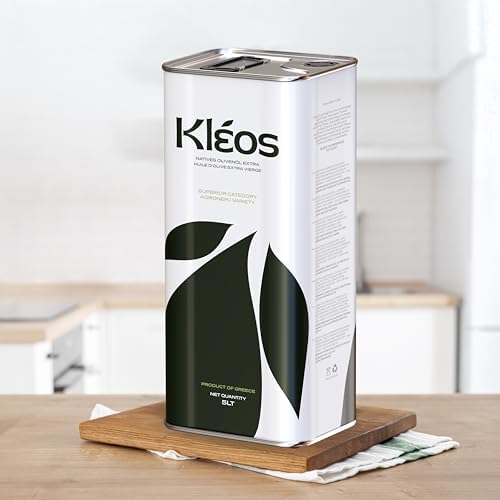 Kleos Extra Virgin Olive Oil – 5L Cold-Pressed Greek Koroneiki Olives
