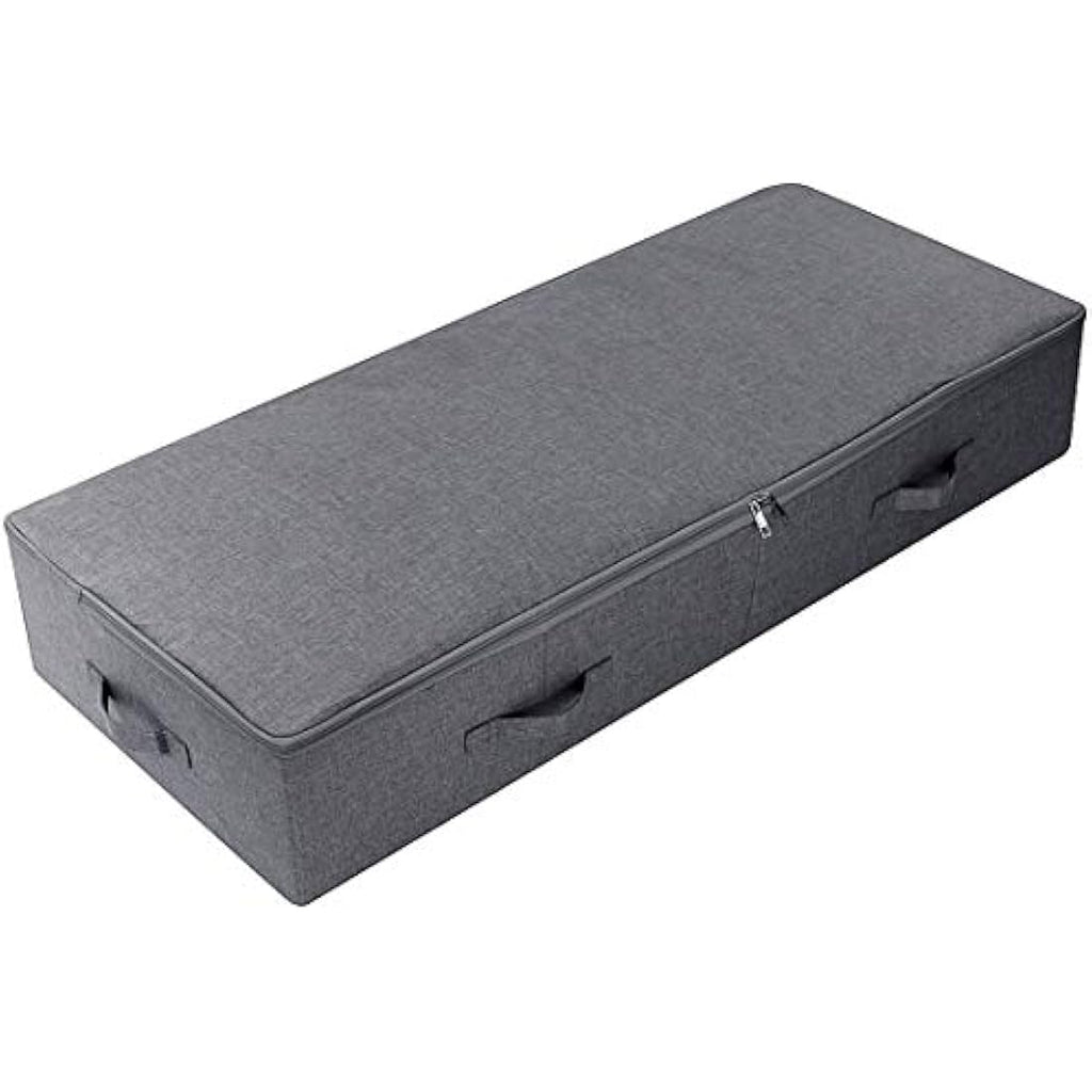 Jolof Store Large Underbed Storage Container for Bedding – Black Gray
