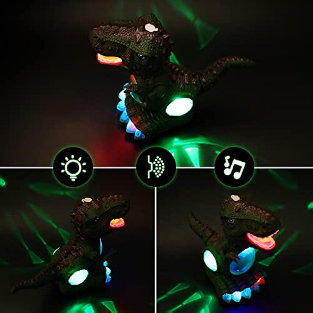 Jolof Store Walking Dinosaur Baby Toy | Musical Light Up Spray Toy