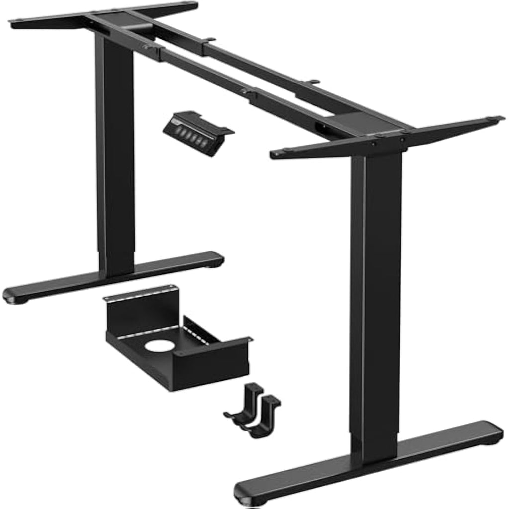 ErGear Dual Motor Electric Standing Desk Frame | 120kg Capacity - Black