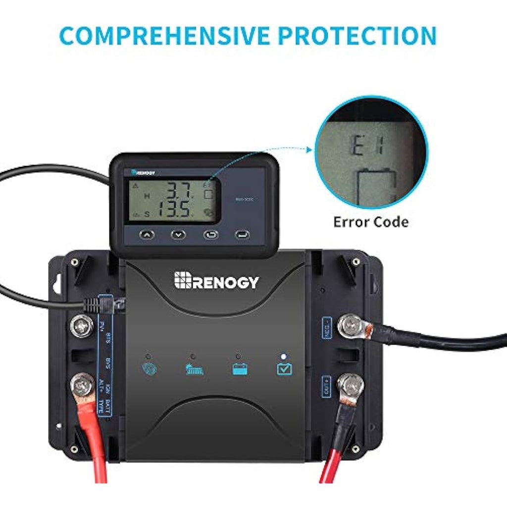 Renogy Monitoring Screen for DC-DC MPPT Battery Charger | Backlit LCD