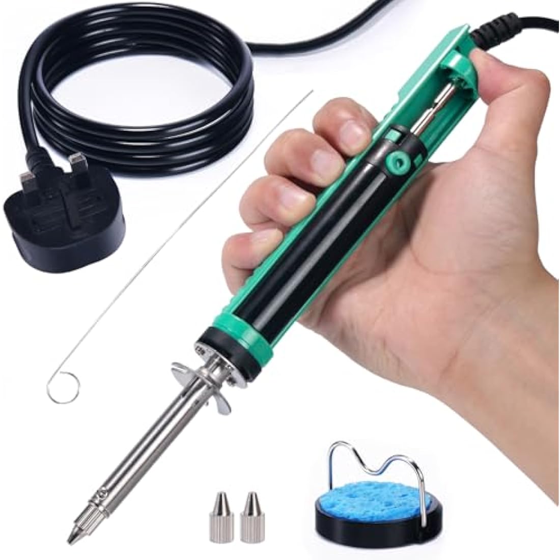 YIHUA 929D-V Electric Desoldering Iron | Solder Sucker Kit with UK Plug