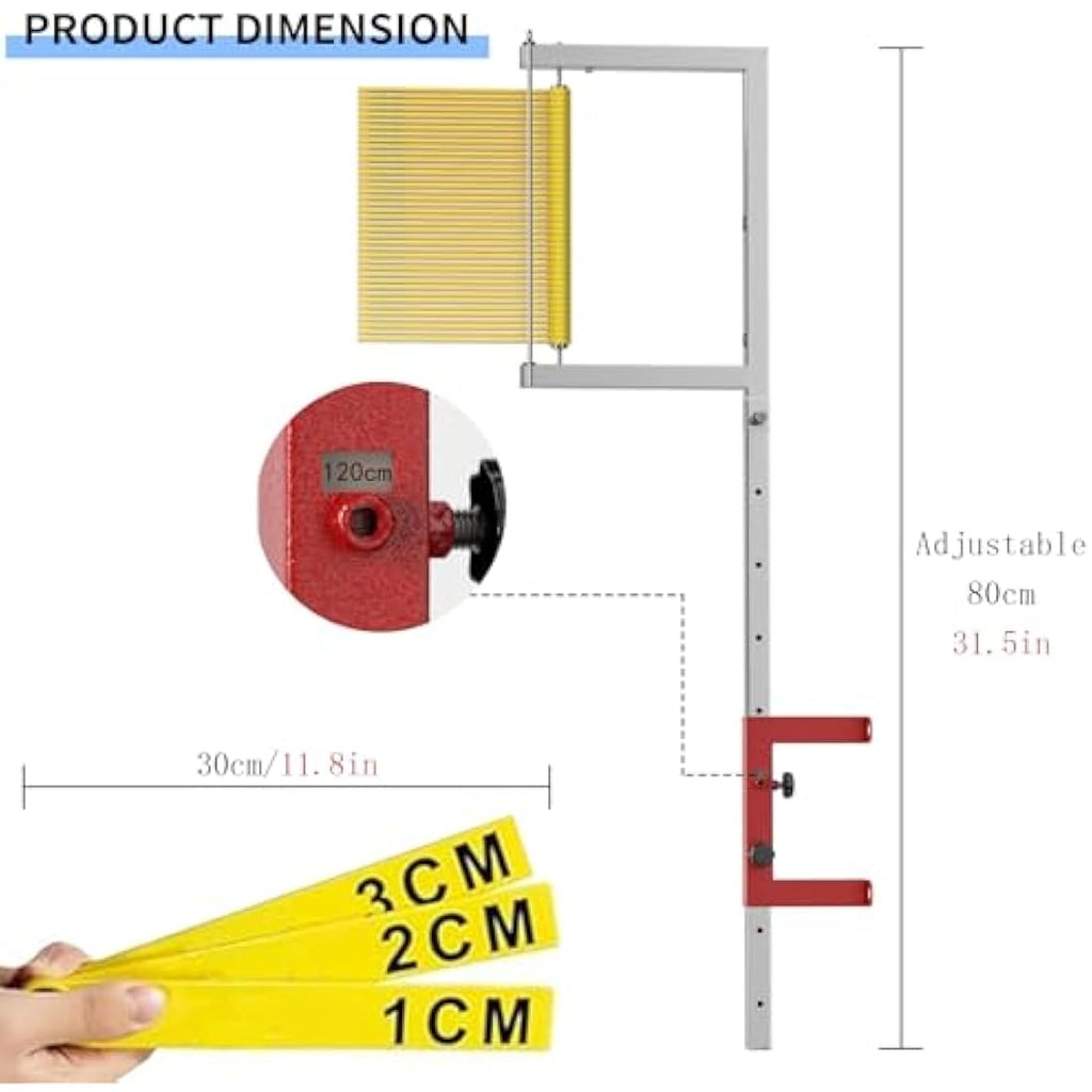 Wall Mounted Vertical Jump Tester – Adjustable Sports Scale