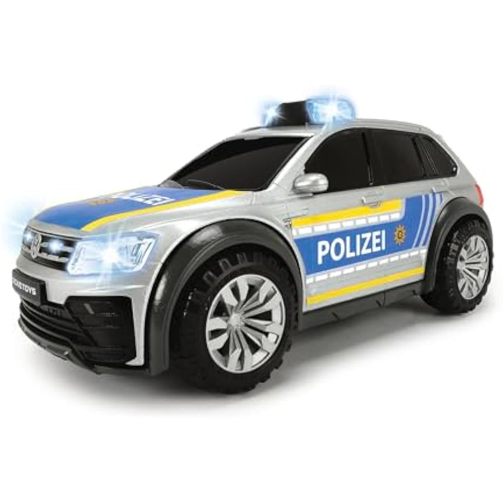 Dickie Toys VW Tiguan R-Line Police SUV Toy Car with Light & Sound