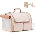 FUKUMARU Airline Approved Cat Carrier – Foldable Pet Travel Bag, Pink