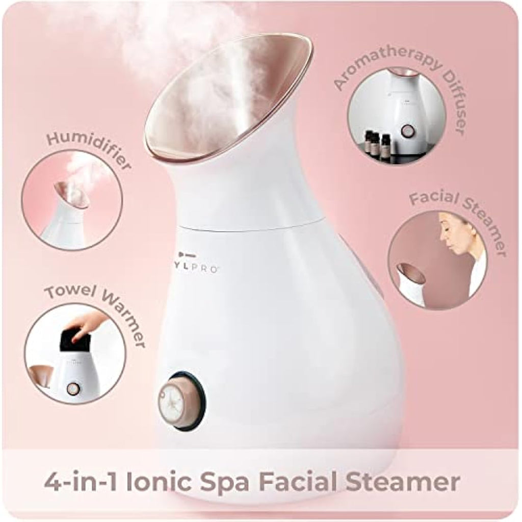 STYLPRO 4-in-1 Facial Steamer | Ionic Mist Humidifier & Towel Warmer