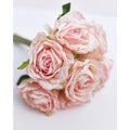 Jolof Store – 7-Piece Silk Rose Bouquet for Cake Decor & Weddings