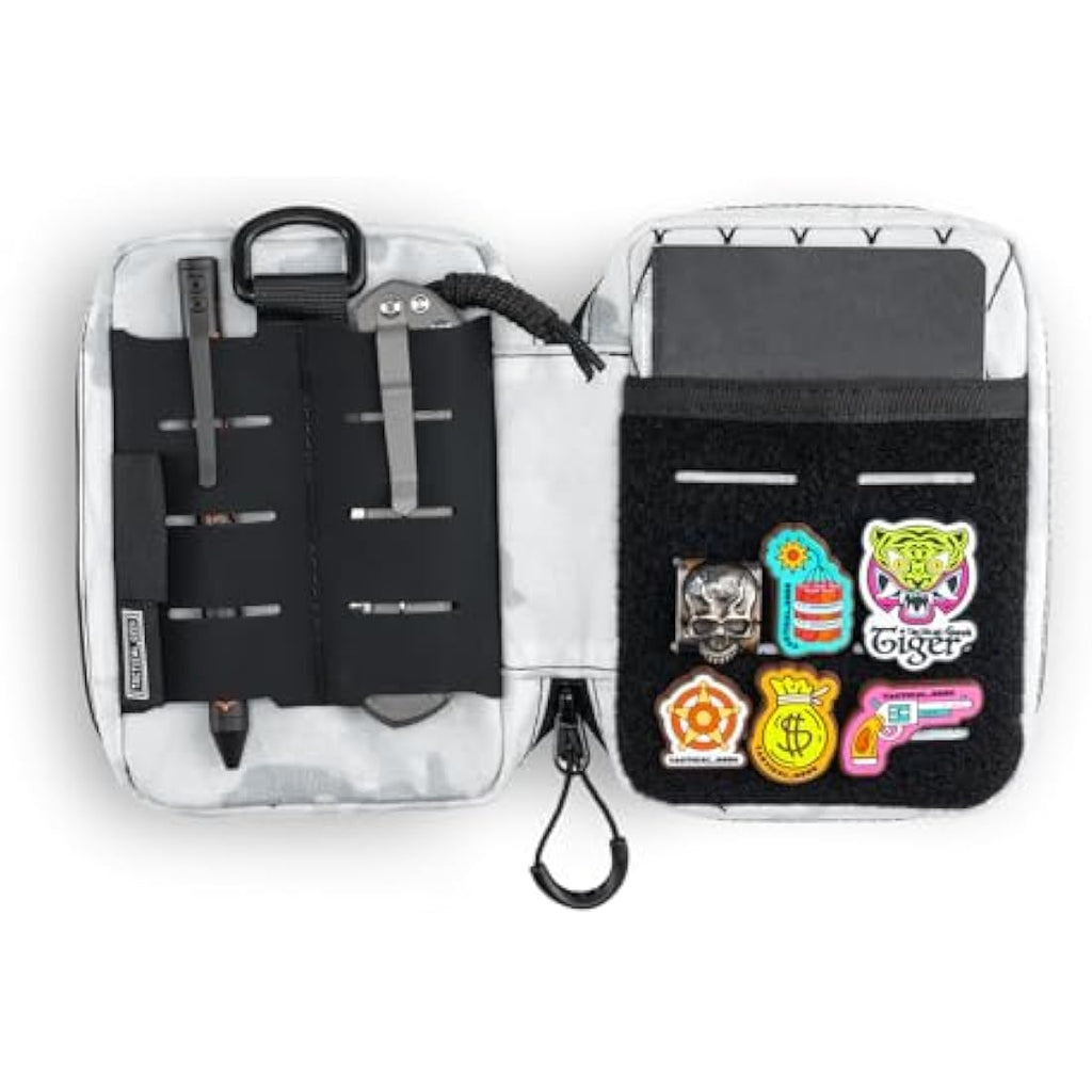 Tactical Geek Block E3.0 EDC Pouch | Molle Utility Tool Organizer - White