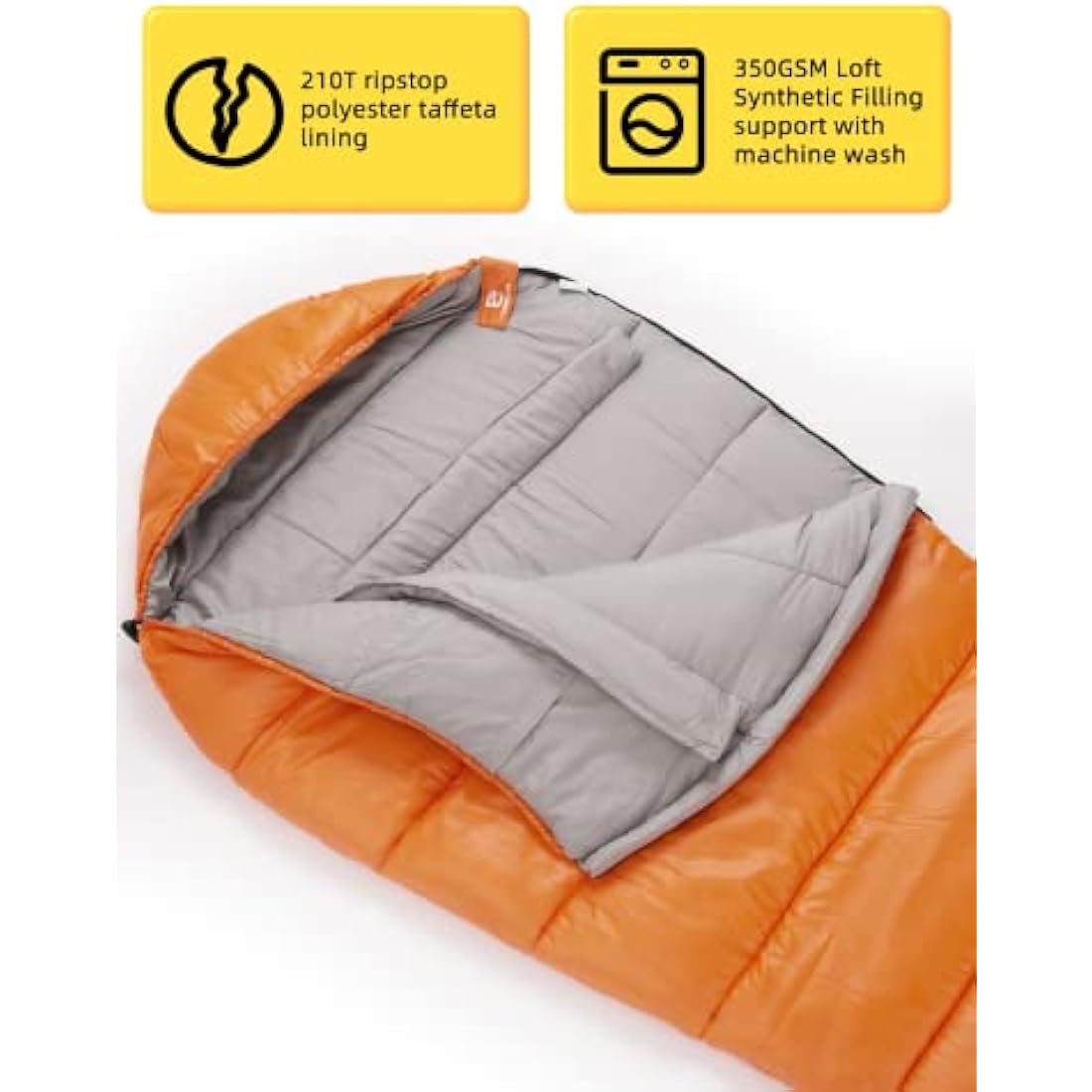 Bessport Mummy Sleeping Bag – 4 Season Ultralight 0°C Camping Gear