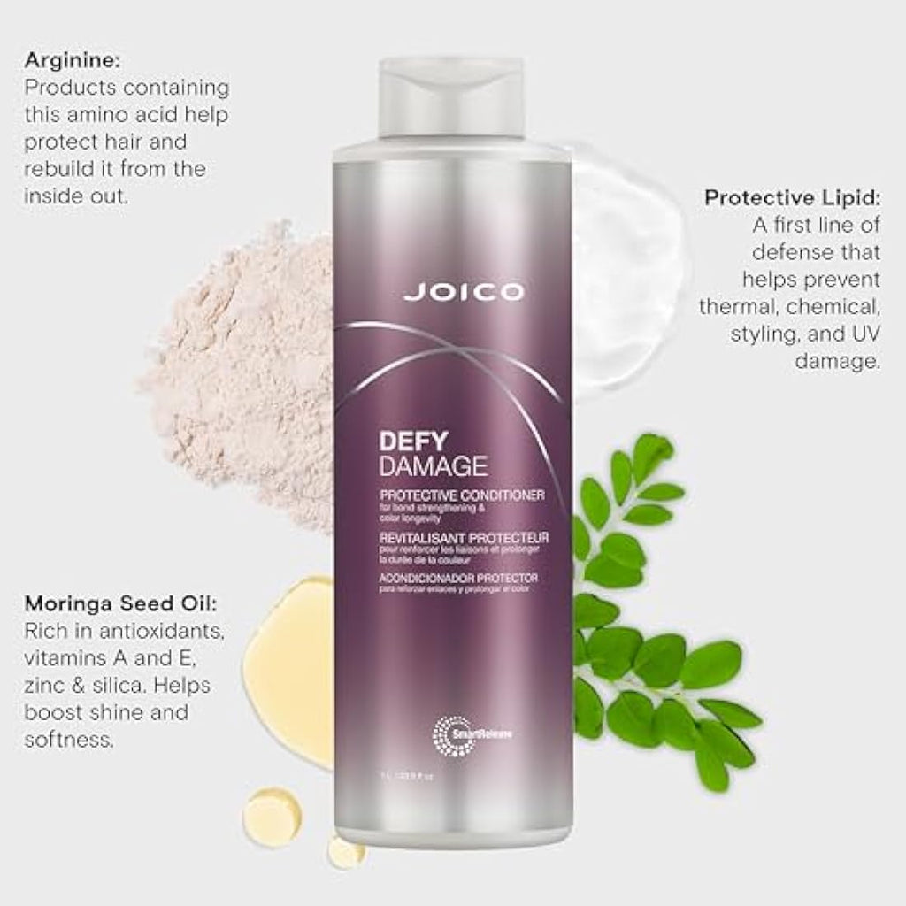Joico Defy Damage Protective Conditioner | Moisturizing & Detangling 1000ml