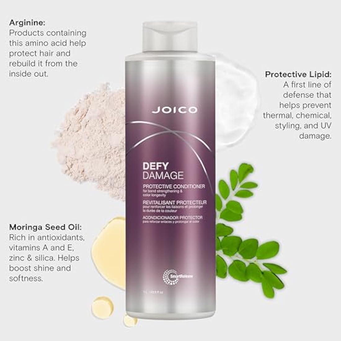 Joico Defy Damage Protective Conditioner | Moisturizing & Detangling 1000ml