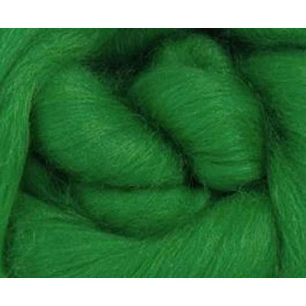 Woodland Green Merino Wool Roving - 9 Pack for Felting
