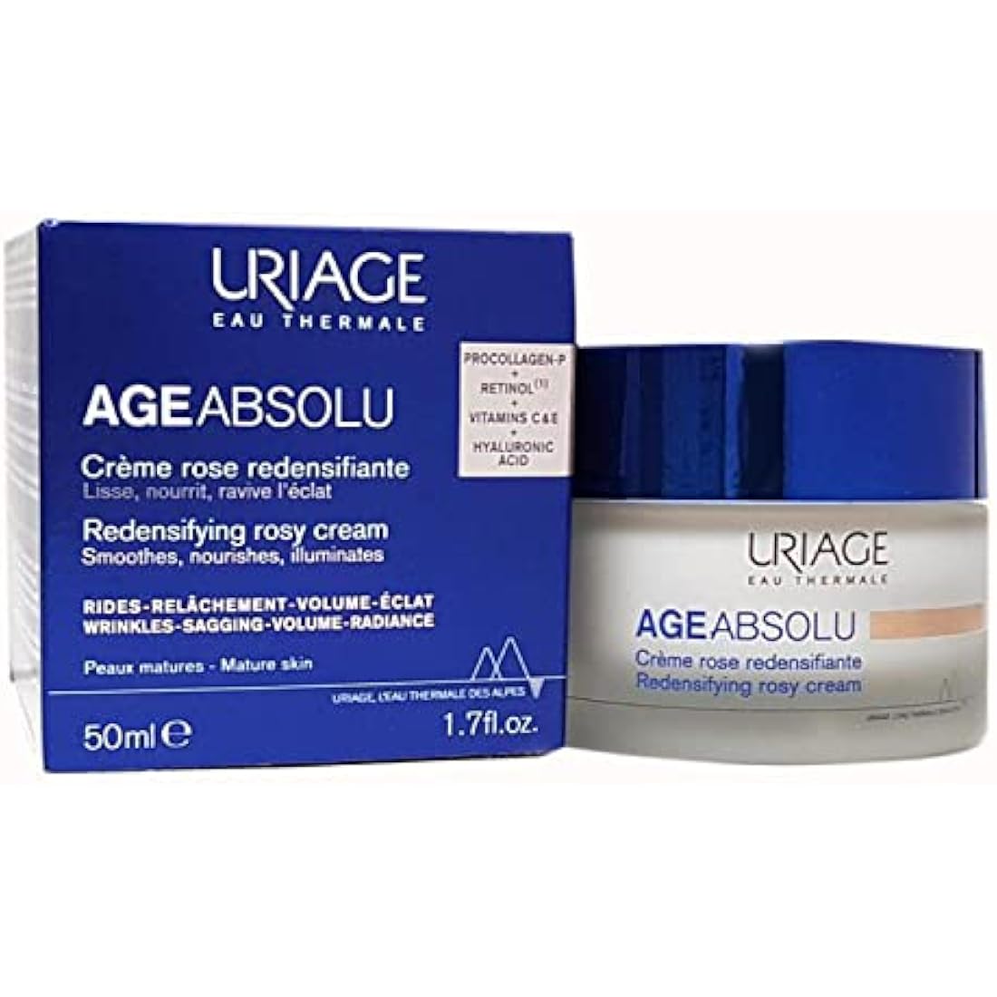 Uriage Age Absolu Anti-Aging Cream | Retinol & Hyaluronic Acid - 50mL