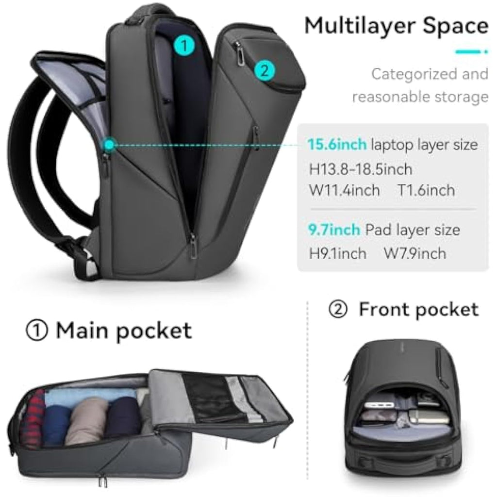Mark Ryden 17.3" Laptop Backpack – Waterproof Business Travel Bag