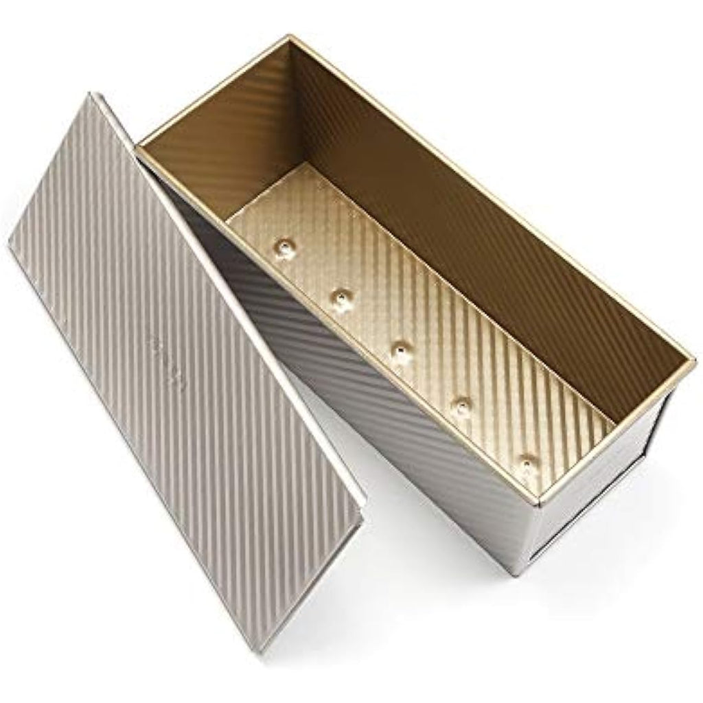 Monfish Pullman Loaf Pan with Lid – Non-Stick 1000g Large Bread Tin