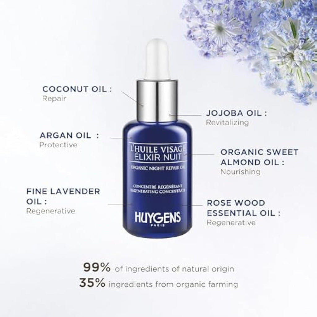 HUYGENS Day & Night Face Serum Duo – Hyaluronic Acid & Repair Oil
