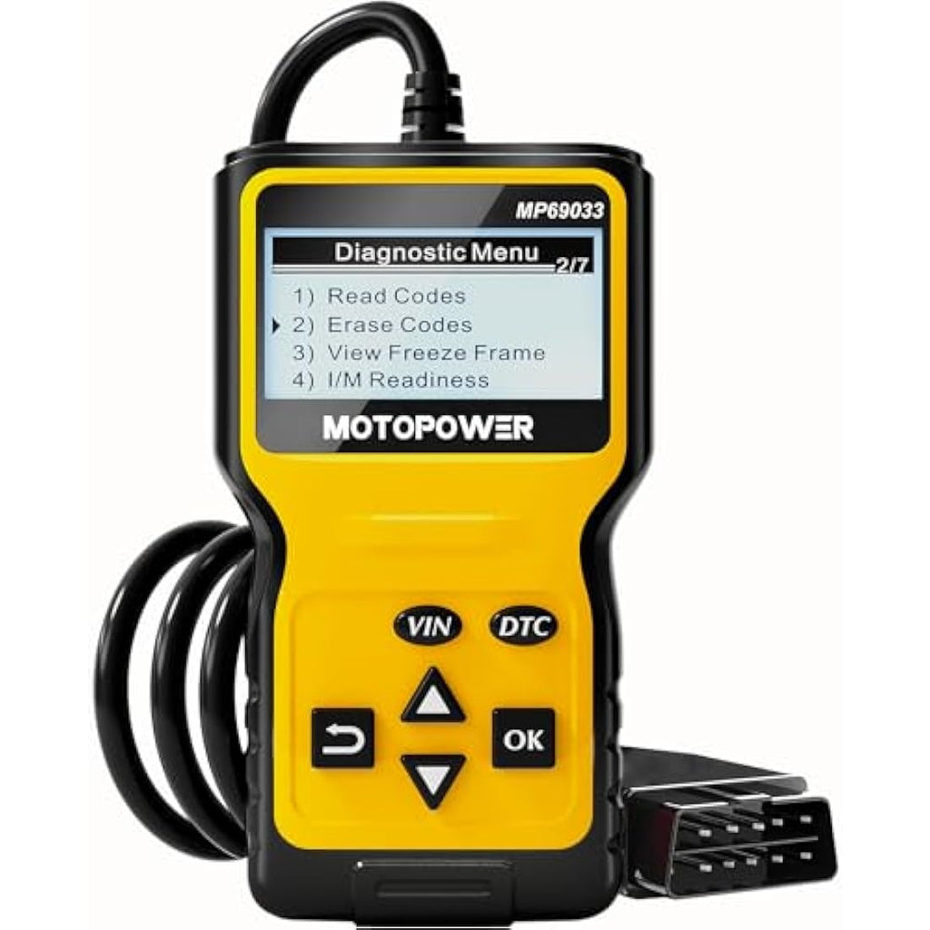 MOTOPOWER MP69033 OBD2 Scanner - Car Engine Fault Code Reader Tool