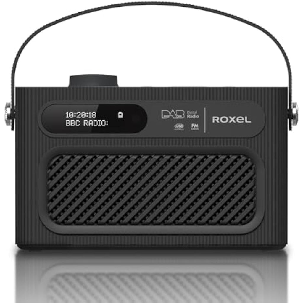 Roxel RDR-40 Portable DAB/DAB+ Digital FM Radio & Wireless Speaker - Black