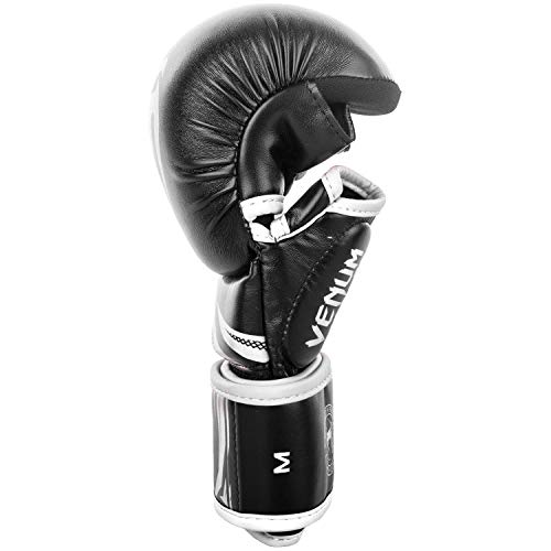 Venum Challenger 3.0 Sparring Gloves – Synthetic Leather, Black/White