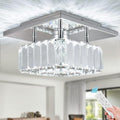 Jolof Store Mini Square Crystal Chandelier – Dimmable LED Ceiling Light