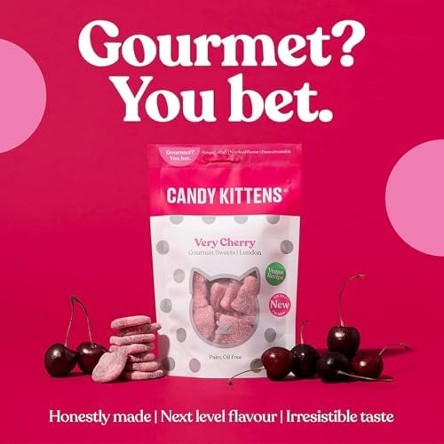 Candy Kittens Vegan Sweets Bundle | 5 Gourmet Fruit Gummy Bags (5 x 140g)
