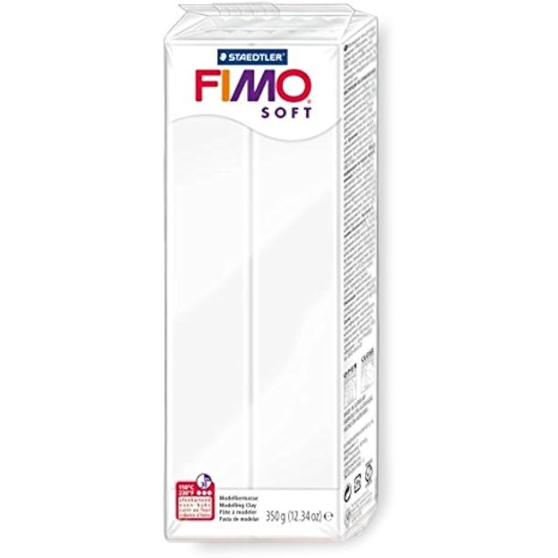 Staedtler FIMO Soft Polymer Modelling Clay – Black & White Set, 454g
