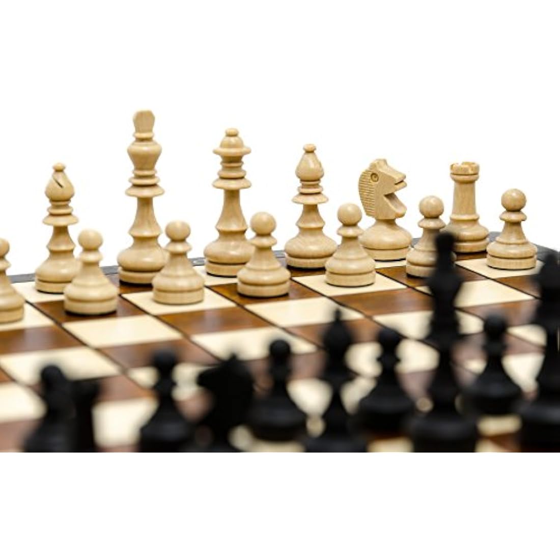 Master of Chess Magnetic Wooden Chess Set – 11 Inch Handmade Travel Set