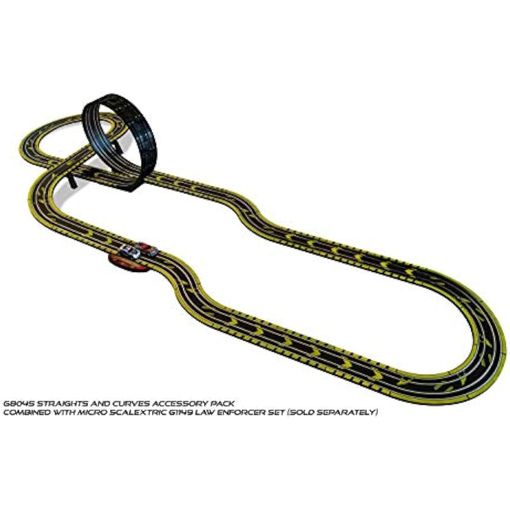 Micro Scalextric Track Extension Pack – 148cm Straights and Curves