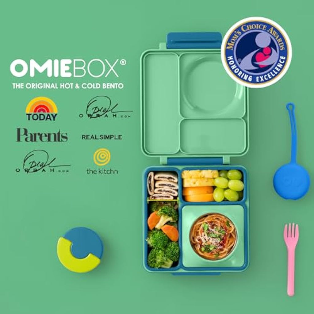 OmieBox Kids Bento Lunch Box – Insulated Hot and Cold Food Container