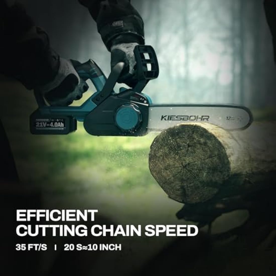 KIESBOHR 12 Inch Brushless Cordless Chainsaw | Makita 18V Compatible