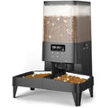 FEELNEEDY 5L Automatic Cat Feeder | Dual Bowls & 10s Voice Recorder