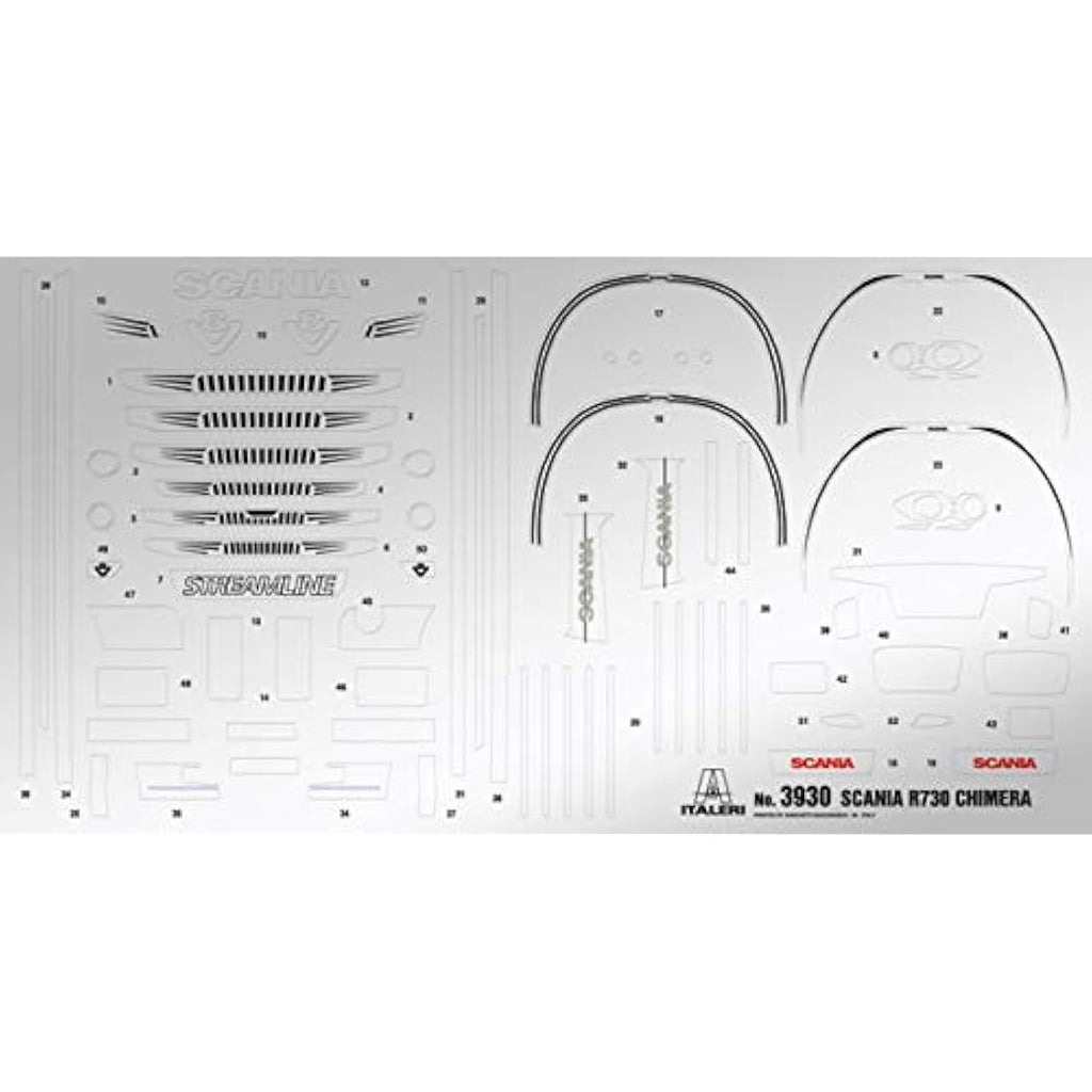 Italeri Scania R730 Streamline Chimera 1:72 Scale Model Truck Kit