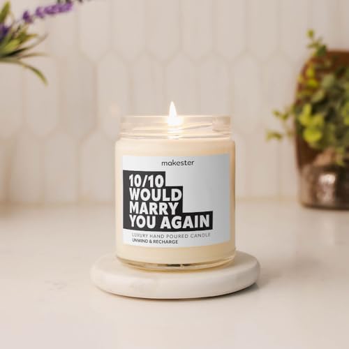 Funny Anniversary Scented Candle – Luxury Soy Wax, 220g