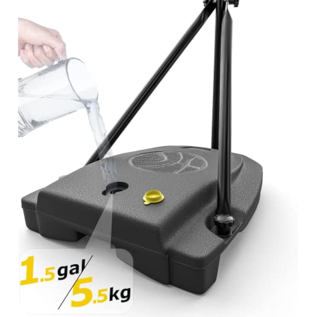 GILIKOKO Kids Basketball Hoop | 3.6-6.2ft Adjustable Steel Frame Stand