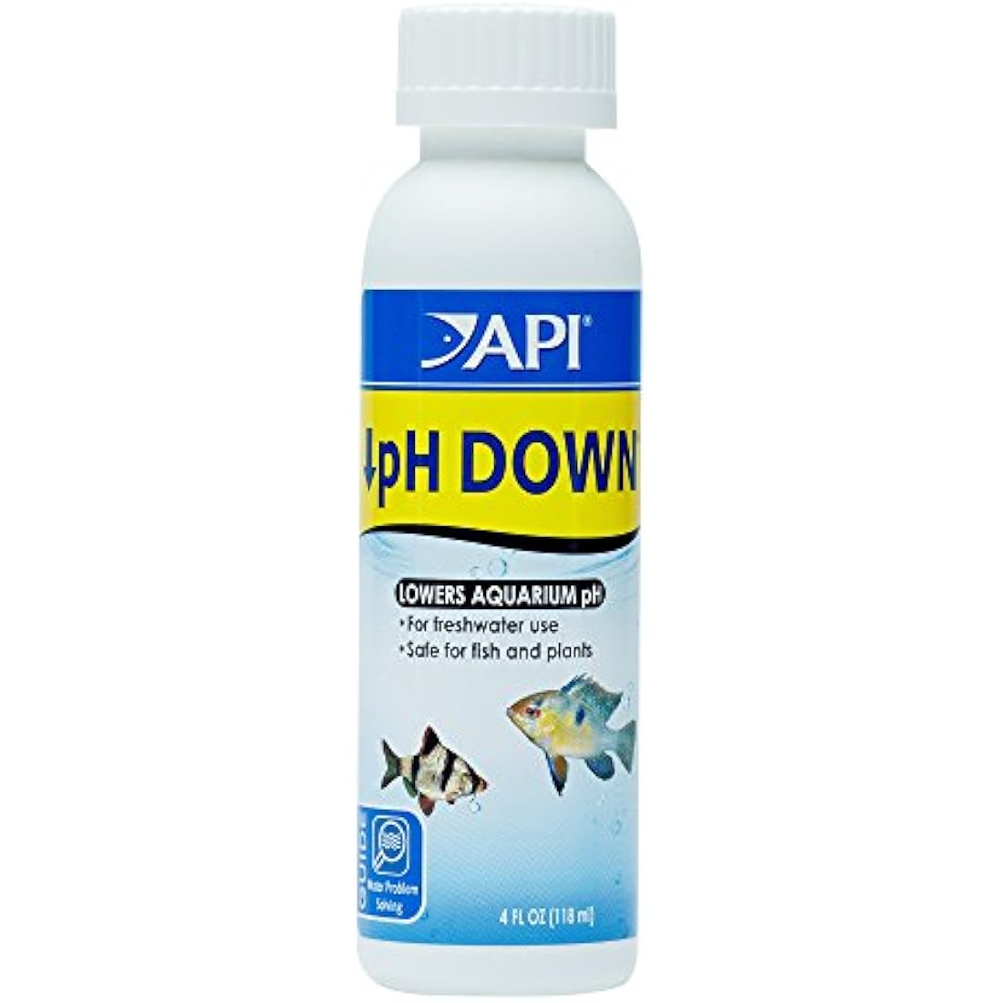 API pH DOWN Freshwater Aquarium Water pH Reducing Solution - 118 ml