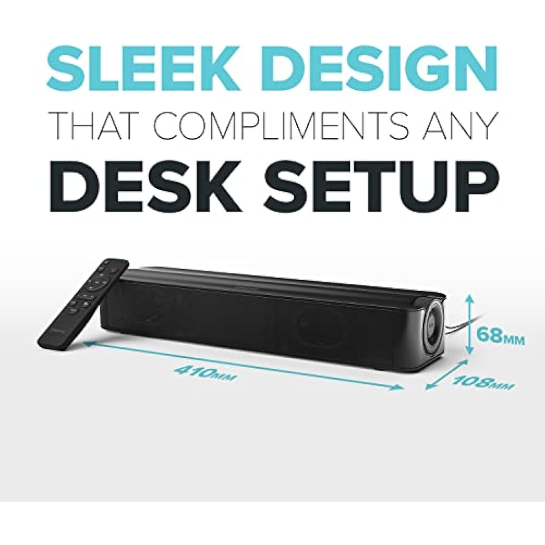 Creative Stage SE PC Soundbar - Bluetooth 5.3 USB Desktop Speaker