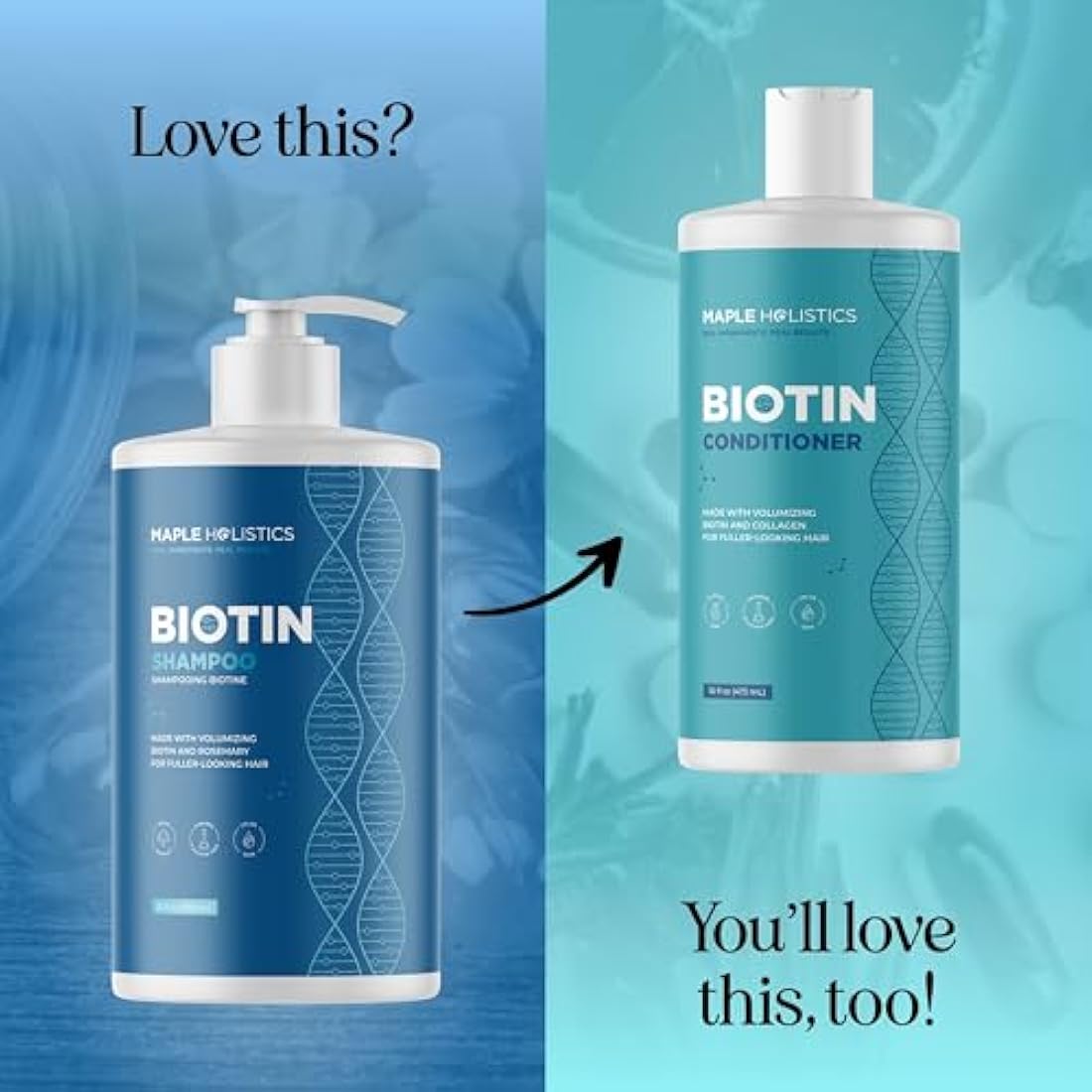 Biotin & Rosemary Volumizing Shampoo for Thinning Hair