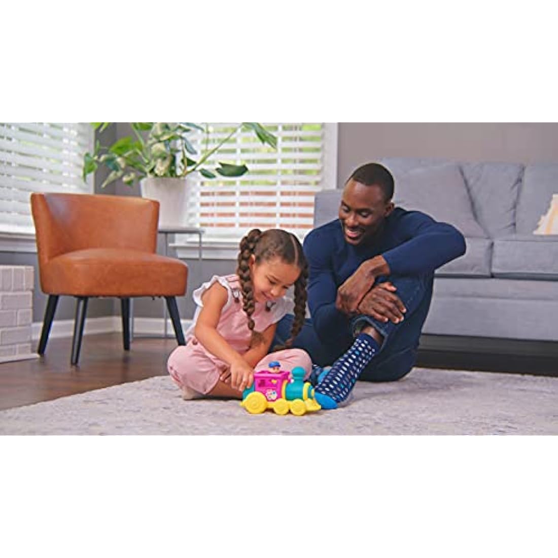 CoComelon Musical Train Toy with Exclusive Conductor JJ Figure
