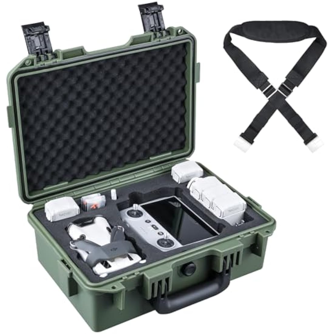 Lykus Titan MM410 Waterproof Hard Case for DJI Mini 4 Pro & Mini 3