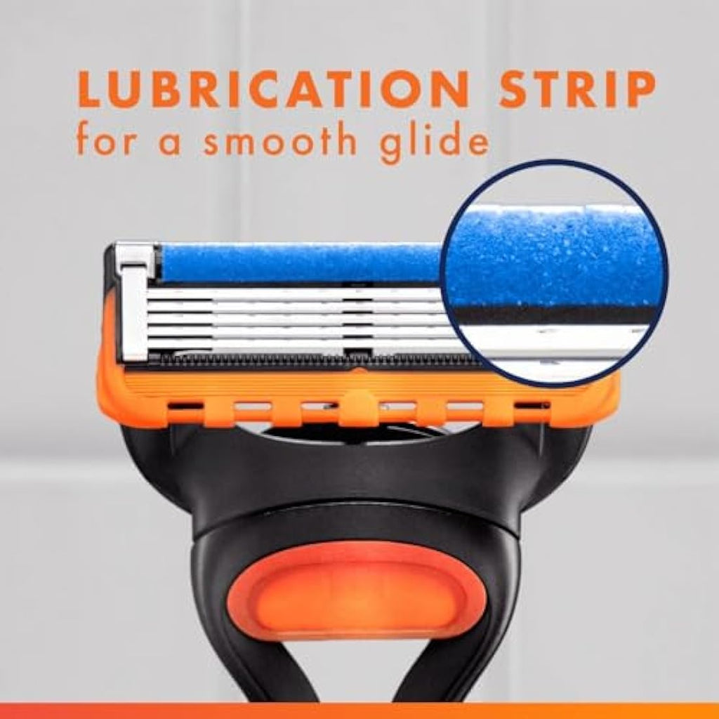 Gillette Fusion5 Men's Razor with 10 Anti-Friction Blade Refills