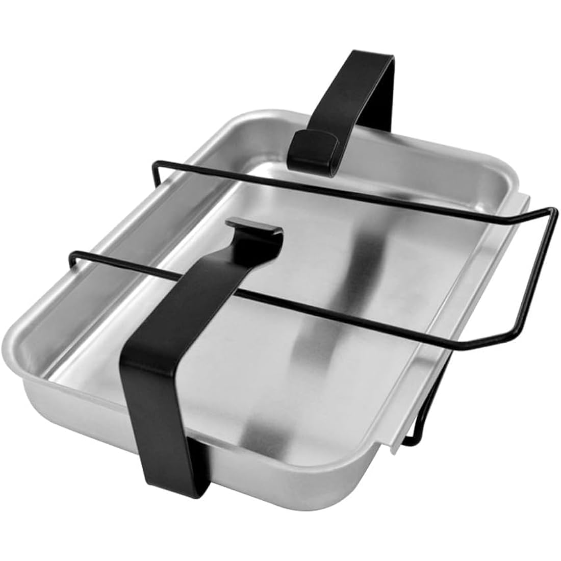 Aluminum Grease Catch Pan and Drip Holder for Weber Gas Grills