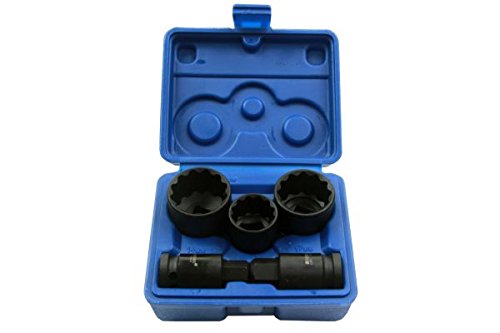 US Pro 5pc 1/2" Dr 12 Point Hub Impact Socket & Bit Set for VAG