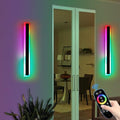 Mikeru RGB Outdoor Wall Lights – 80CM Modern LED Waterproof Sconce 2-Pack